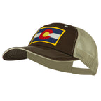 Colorado Western State Patched Big Washed Mesh Cap