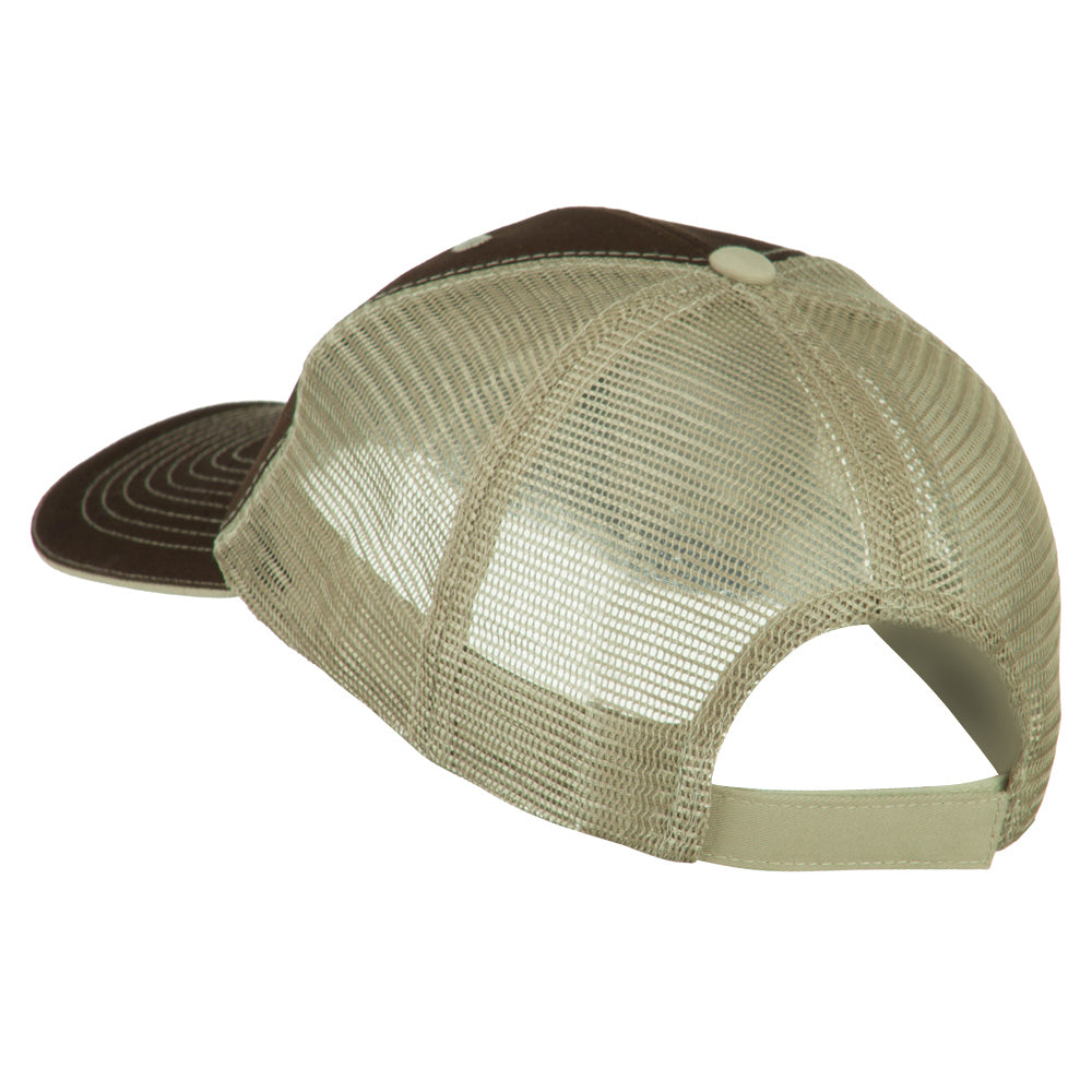 Colorado Western State Patched Big Washed Mesh Cap