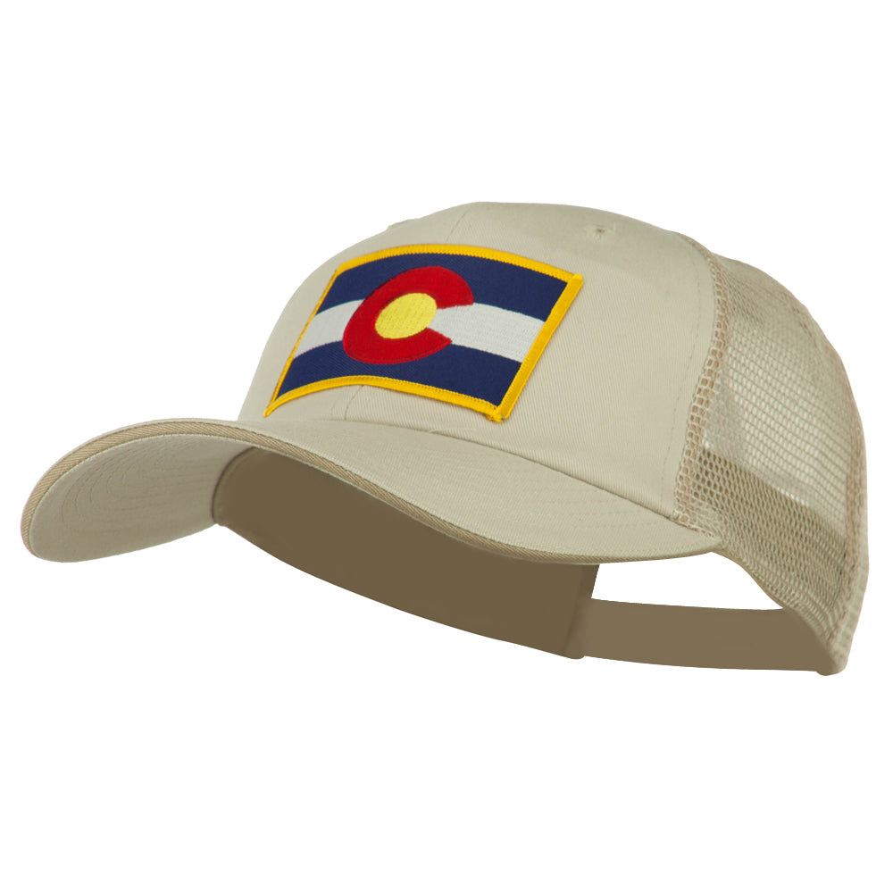 Colorado Western State Patched Big Washed Mesh Cap