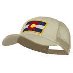Colorado Western State Patched Big Washed Mesh Cap