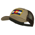 Colorado Western State Patched Big Washed Mesh Cap