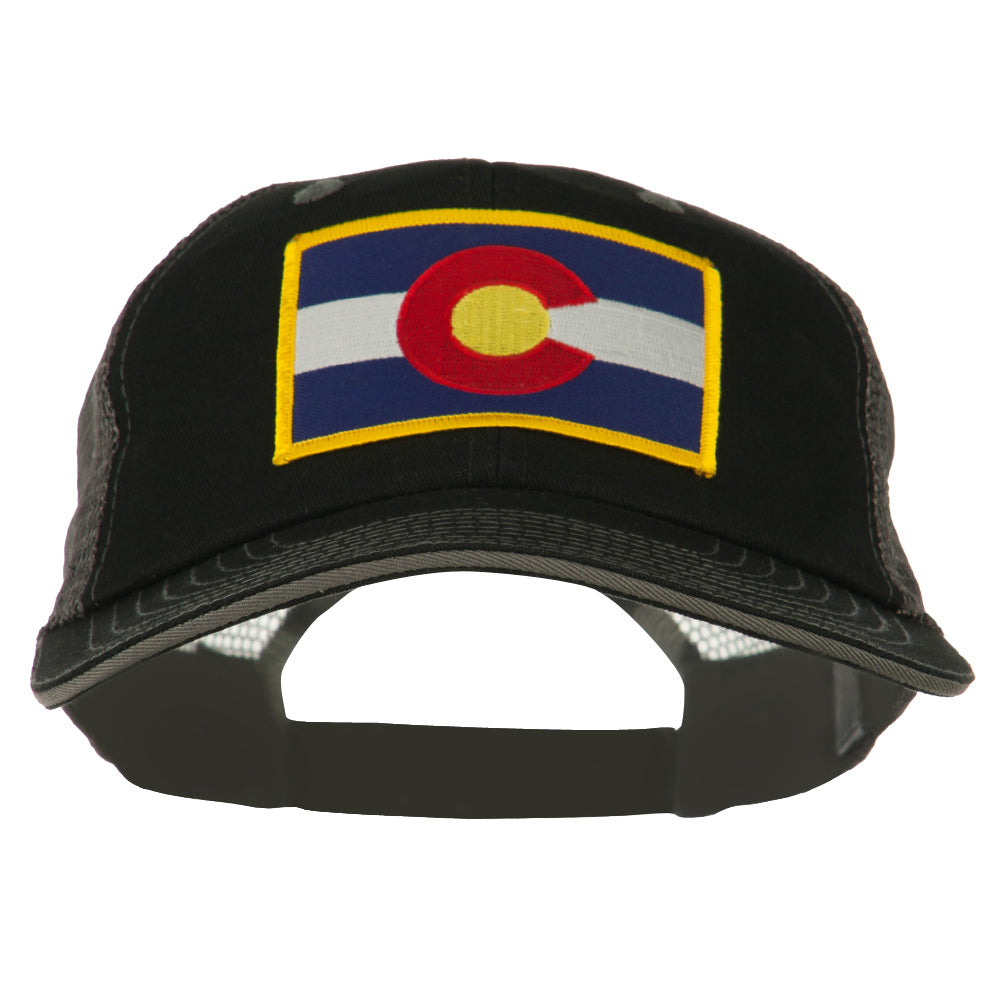 Colorado Western State Patched Big Washed Mesh Cap