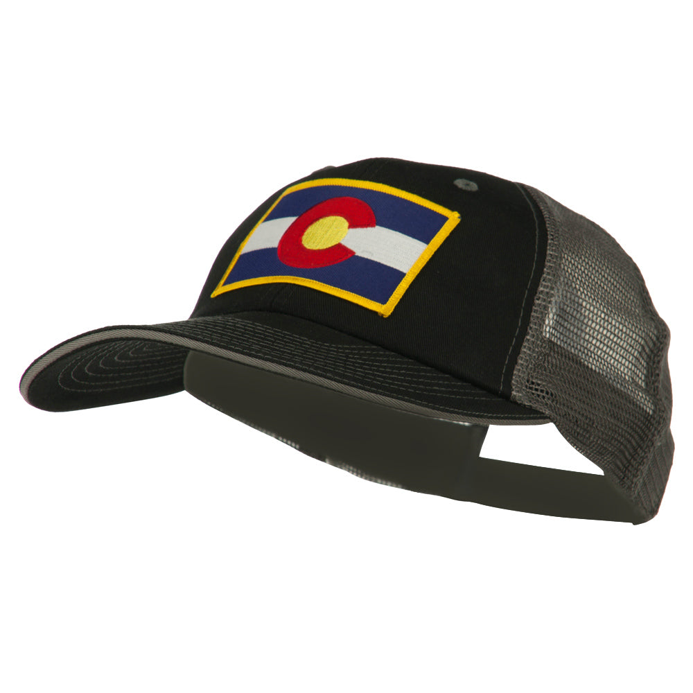 Colorado Western State Patched Big Washed Mesh Cap