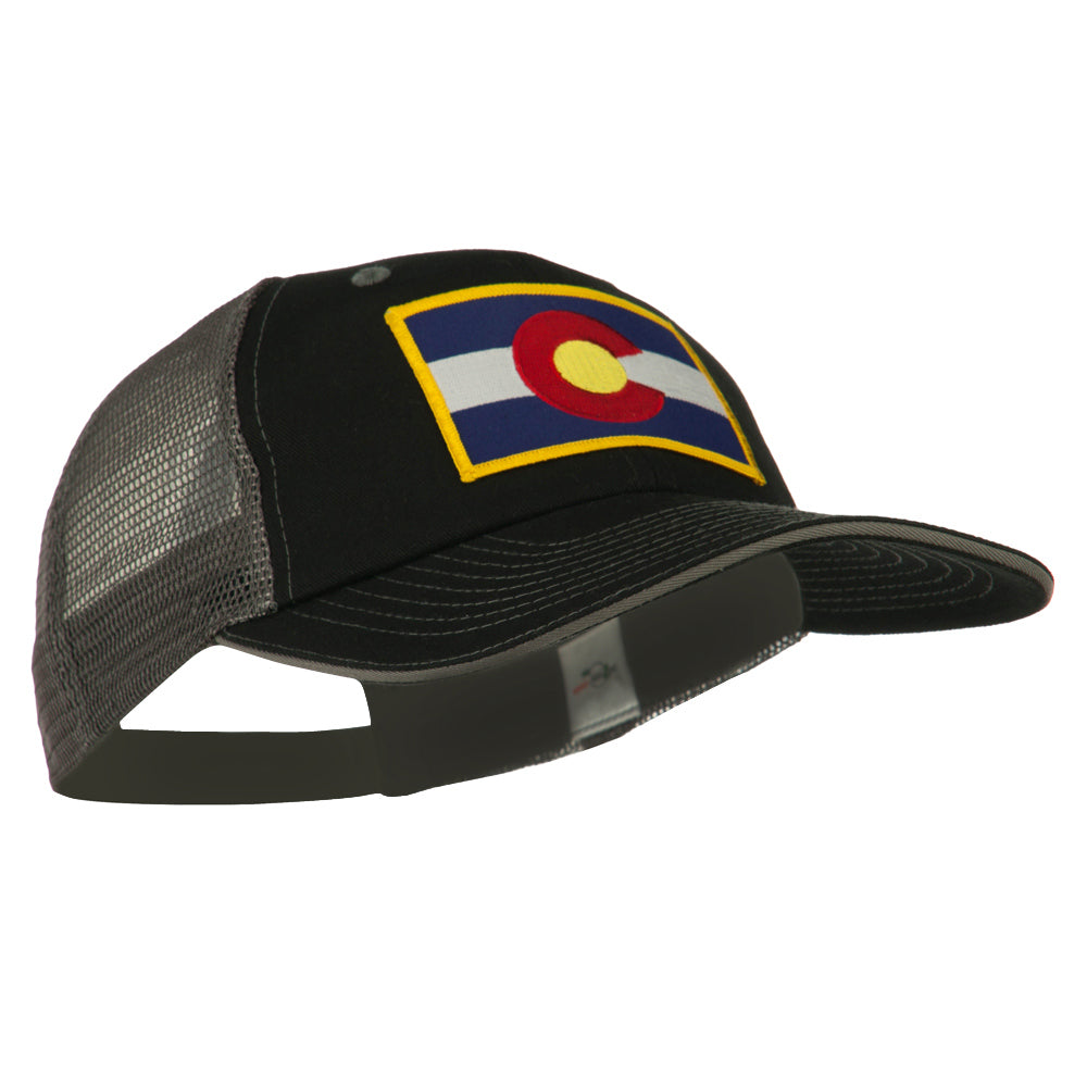 Colorado Western State Patched Big Washed Mesh Cap