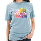 Artistic Bike Graphic Design Deluxe Jersey T-Shirt