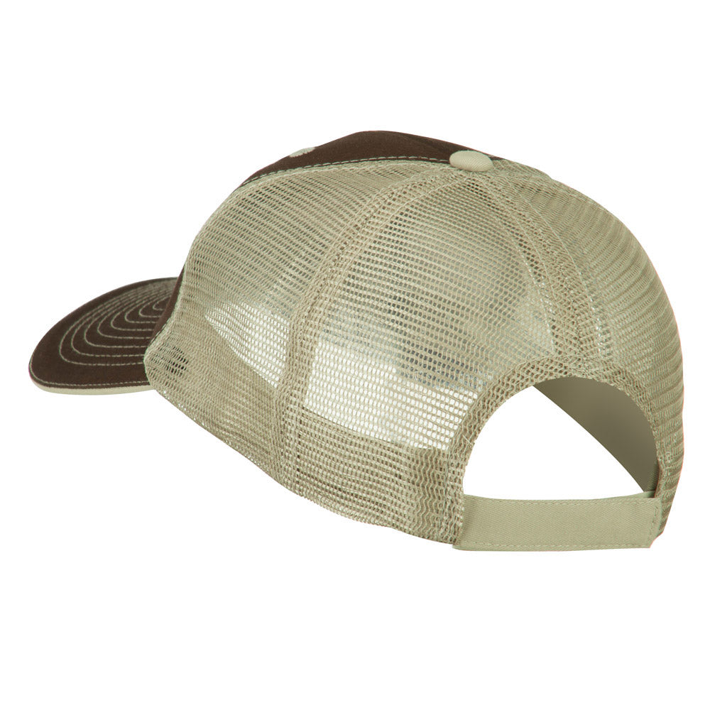 USA Security Officer Patched Big Size Washed Mesh Cap