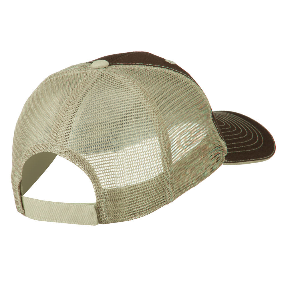 USA Security Officer Patched Big Size Washed Mesh Cap