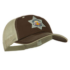 USA Security Officer Patched Big Size Washed Mesh Cap