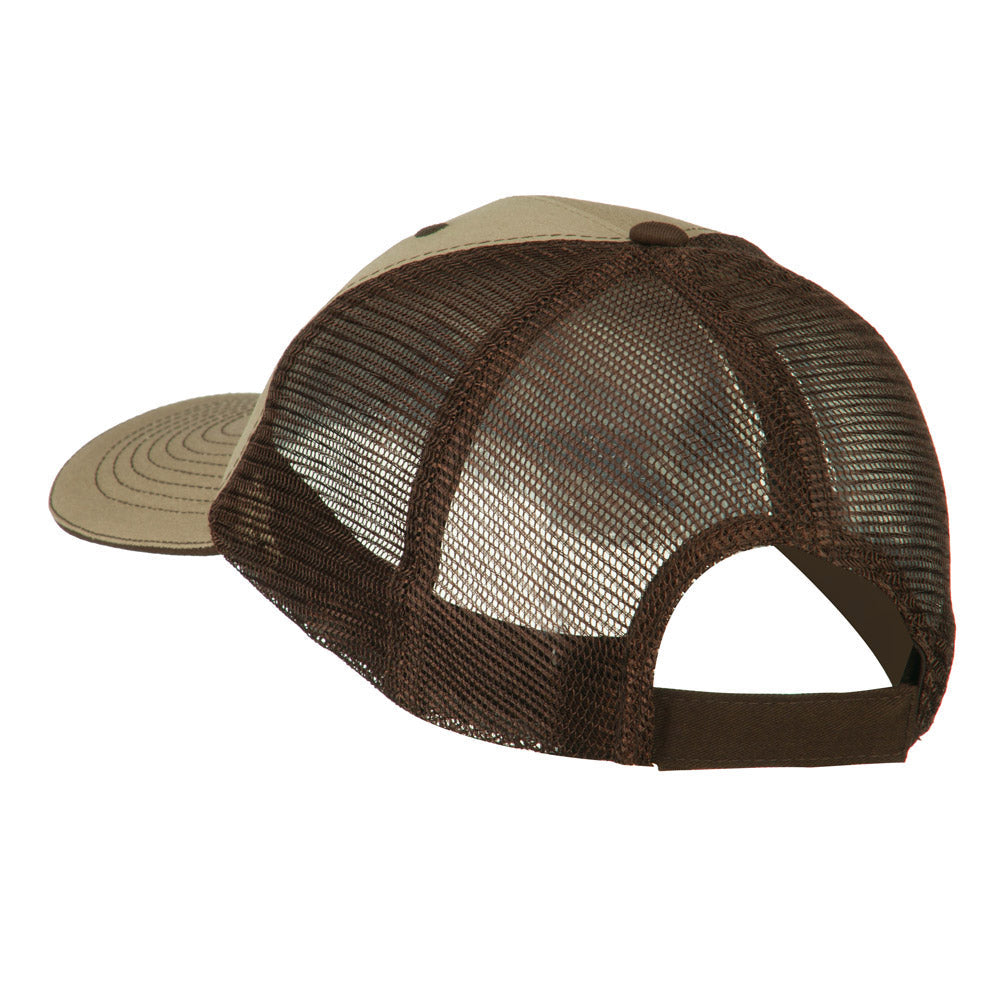 USA Security Officer Patched Big Size Washed Mesh Cap