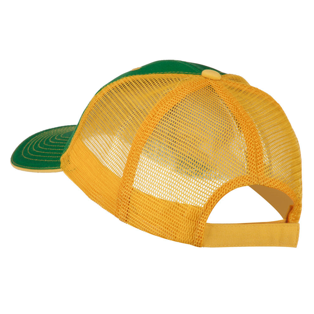 USA Security Officer Patched Big Size Washed Mesh Cap