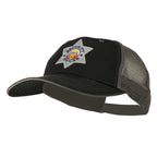 USA Security Officer Patched Big Size Washed Mesh Cap