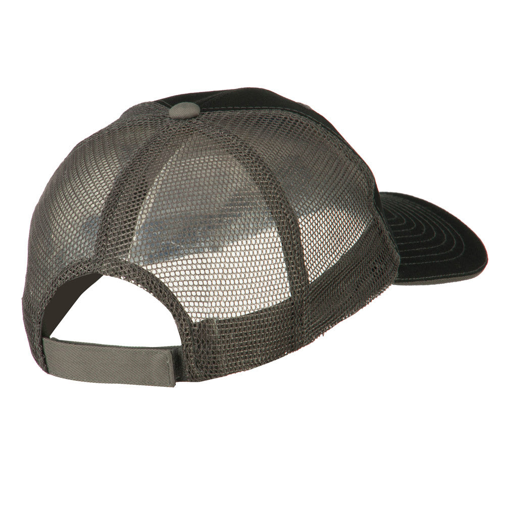 USA Security Officer Patched Big Size Washed Mesh Cap