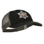 USA Security Officer Patched Big Size Washed Mesh Cap
