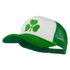 Clover St. Patrick's Day Embroidered Big Size Trucker Cap