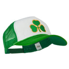 Clover St. Patrick's Day Embroidered Big Size Trucker Cap
