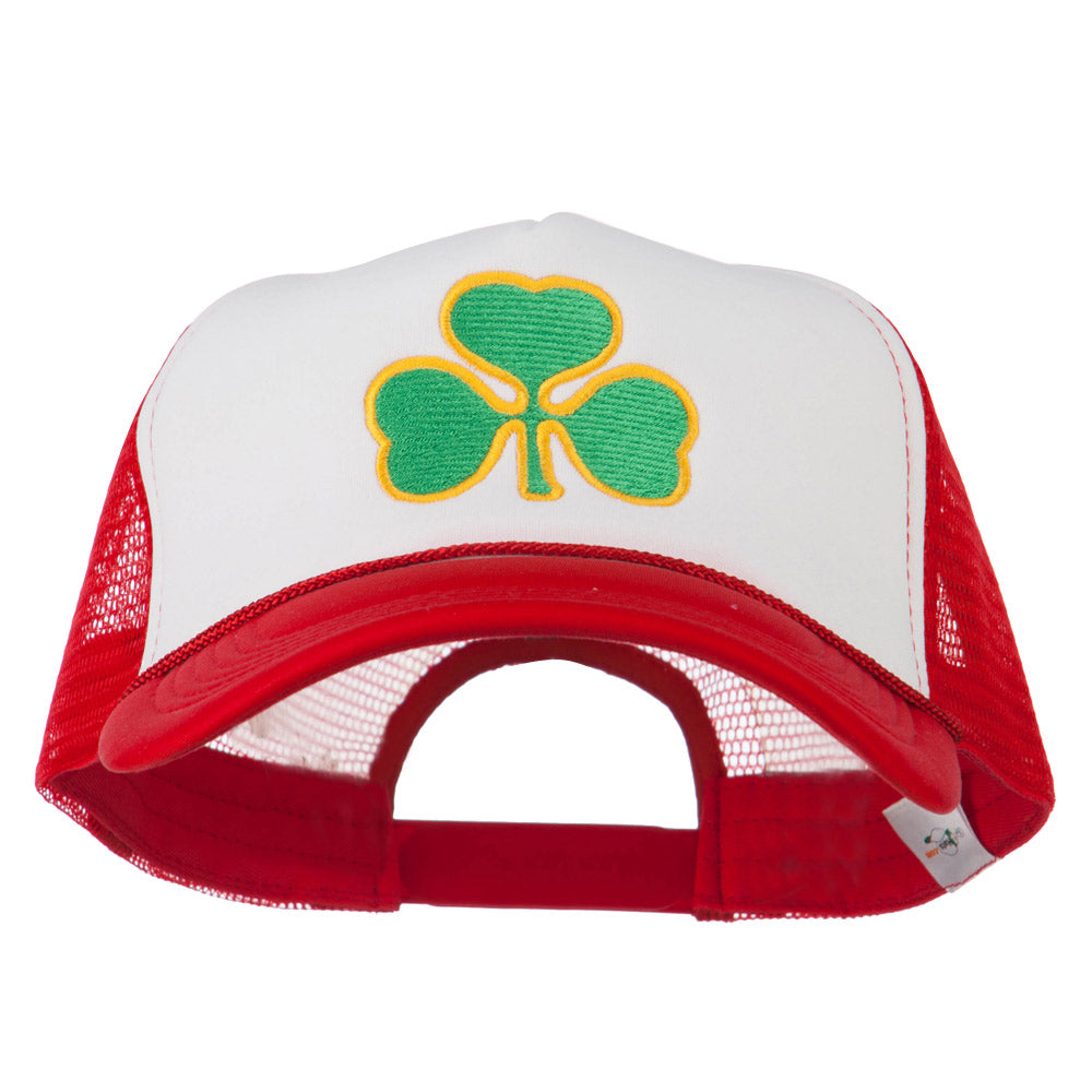 Clover St. Patrick's Day Embroidered Big Size Trucker Cap