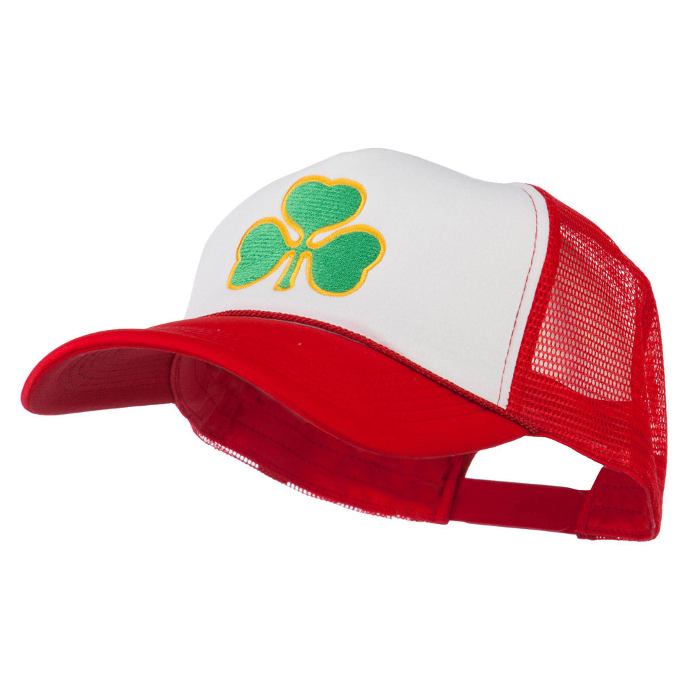 Clover St. Patrick's Day Embroidered Big Size Trucker Cap