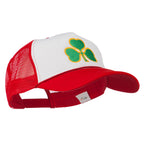 Clover St. Patrick's Day Embroidered Big Size Trucker Cap