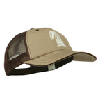 Chess Knight Embroidered Big Size Washed Mesh Cap