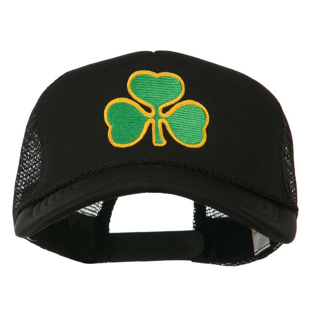 Clover St. Patrick's Day Embroidered Big Size Trucker Cap