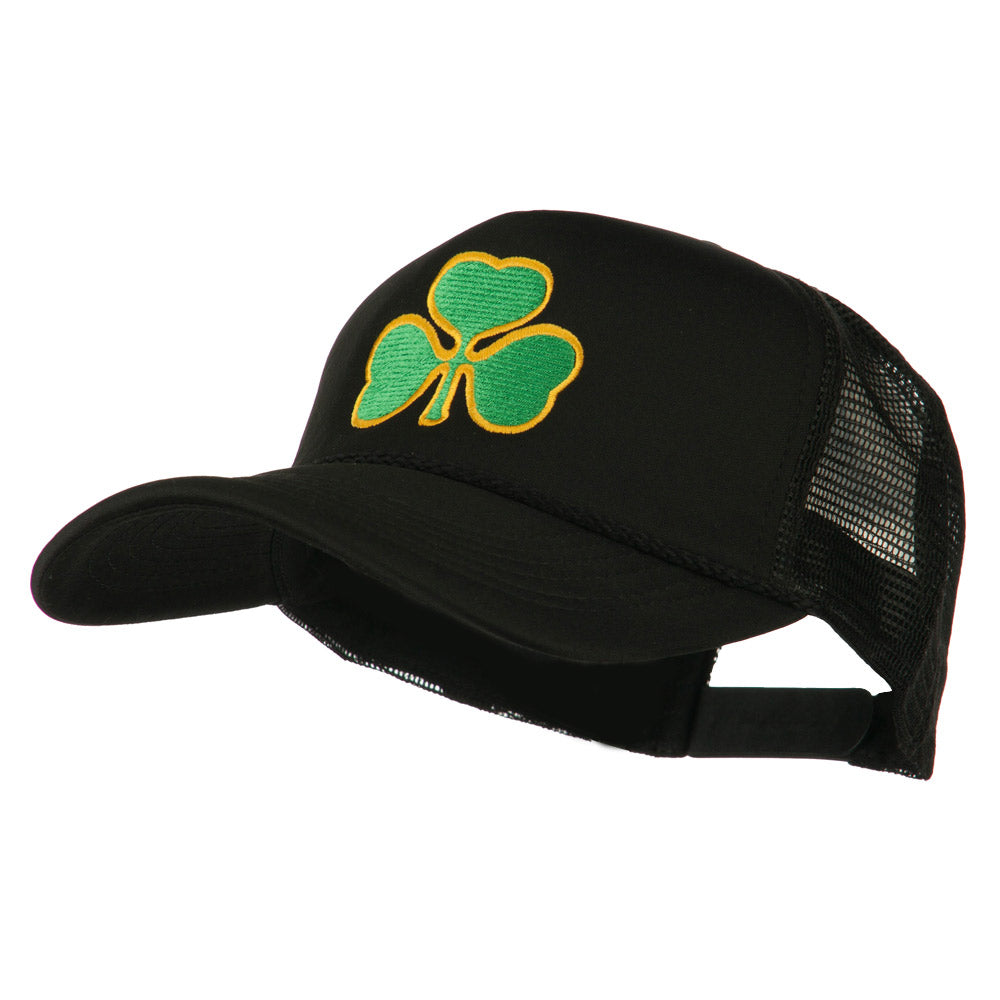 Clover St. Patrick's Day Embroidered Big Size Trucker Cap