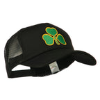 Clover St. Patrick's Day Embroidered Big Size Trucker Cap