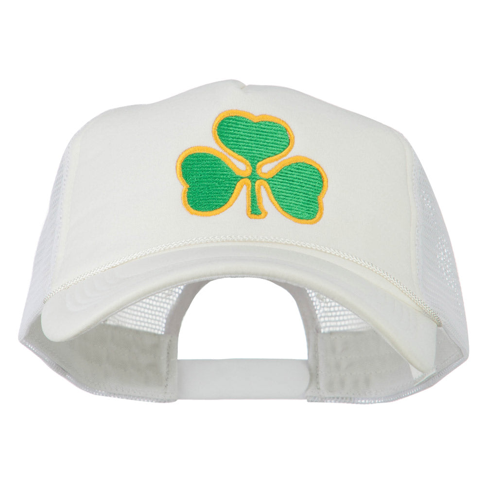 Clover St. Patrick's Day Embroidered Big Size Trucker Cap