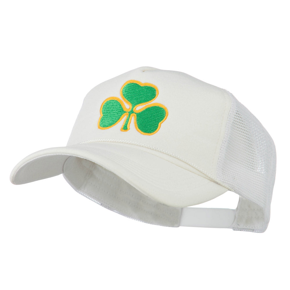 Clover St. Patrick's Day Embroidered Big Size Trucker Cap