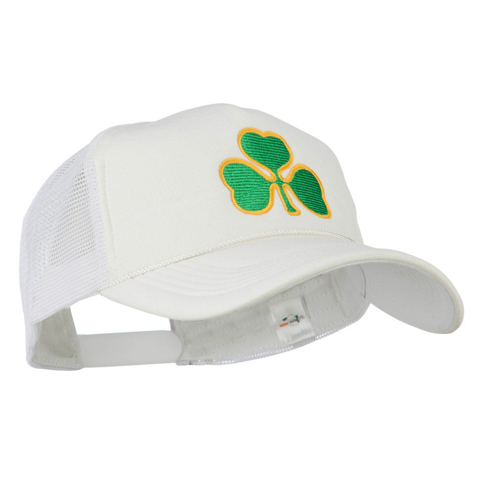 Clover St. Patrick's Day Embroidered Big Size Trucker Cap