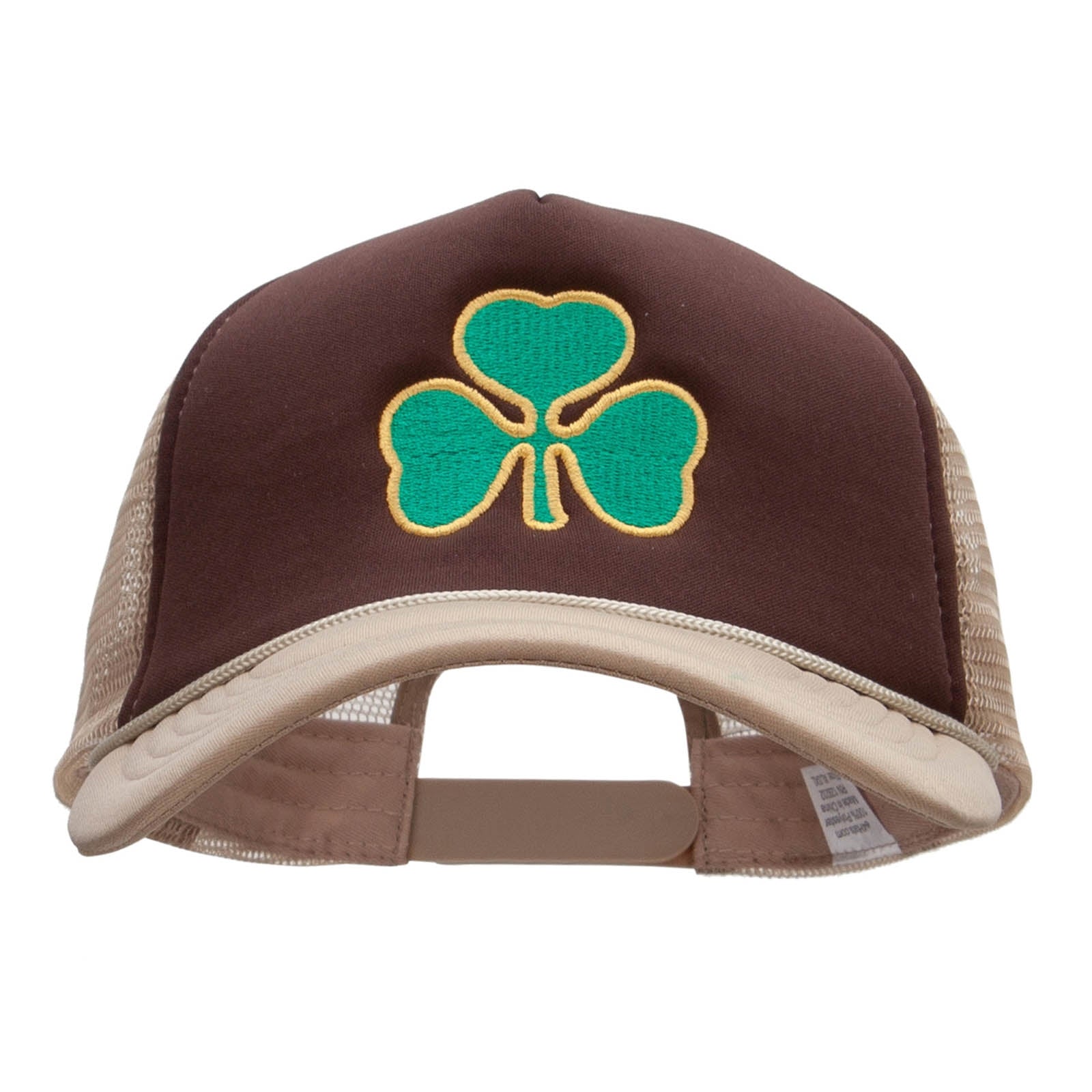 Clover St. Patrick's Day Embroidered Big Size Trucker Cap