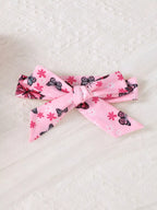 Children's Little Sister Butterfly Print Ruffle Trim Set
