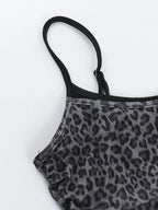 Sheer Leopard Print Cami