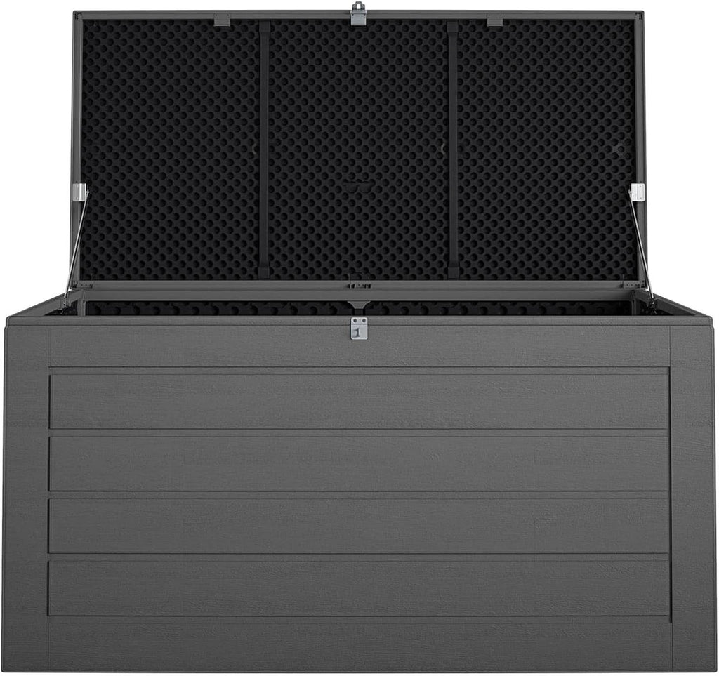 Extra Large Outdoor Patio Storage Deck Box 180 Gallons