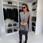 Women’s Solid Color Shawl Coat – Loose Wrap Outerwear