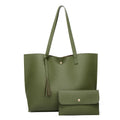 Pure Color Large Capacity Mother-and-Child Tote Bag