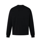 Beaded Letter Pearl Heavyweight Crewneck Hoodie For Couples