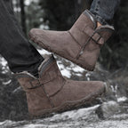 Unisex Warm Fleece-Lined Snow Boots – Anti-Slip Winter Boots for Men & Women