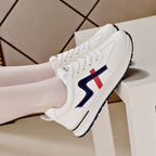 Unisex Chunky Sole Casual Cross-Strap Sneakers