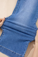 Breen Cropped High Rise Wide Leg Jeans