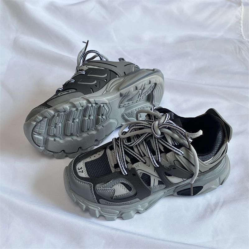 Men's Retro Chunky Sole Mesh Sneakers