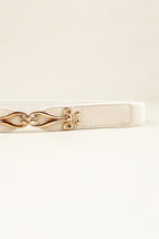Alloy Buckle Elastic Belt