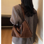 Retro Patchwork Stripe Crossbody Shoulder Bag