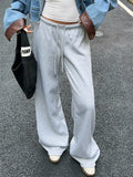 Wide Leg Drawstring Sweatpants