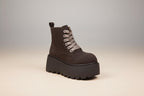 Women’s Chunky Sole Lace-Up Boots – Vintage Style