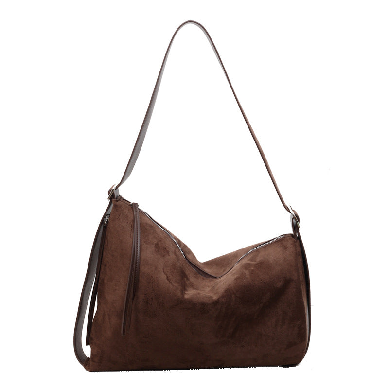 Retro Patchwork Stripe Crossbody Shoulder Bag