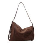 Retro Patchwork Stripe Crossbody Shoulder Bag