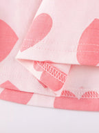 Children's Heart Print Casual Dress