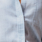 Simple Button Front Shirt, Elegant Long Sleeve Shirt Tops