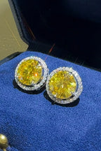 4 Carat Moissanite 925 Sterling Silver Earrings
