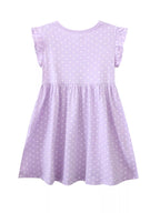 Children's Unicorn Embroidered Polka Dot Dress